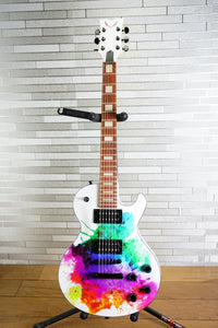 Load image into Gallery viewer, Dean Thoroughbred X Electric Guitar 3 Way Pickup Switch in Limited Edition Color Blast 2022 GuitarSloth Full Body
