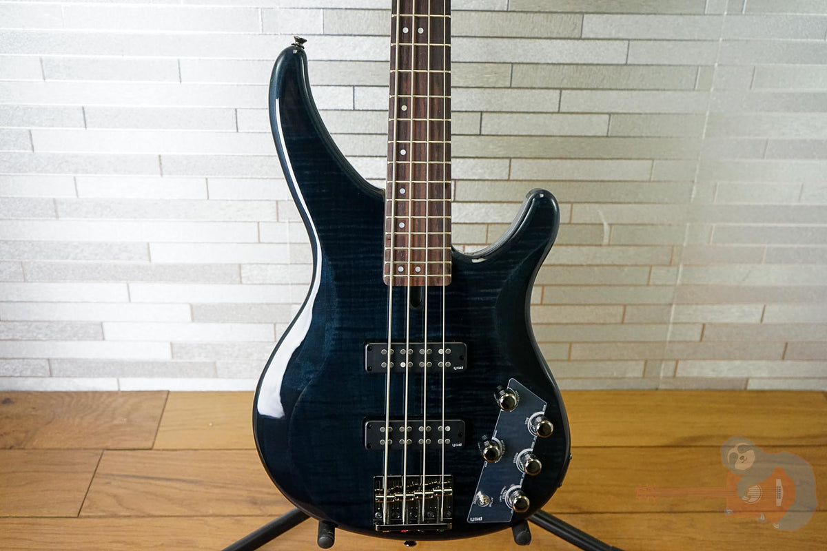 Yamaha TRBX604FM 4-String Translucent Black Bass Guitar